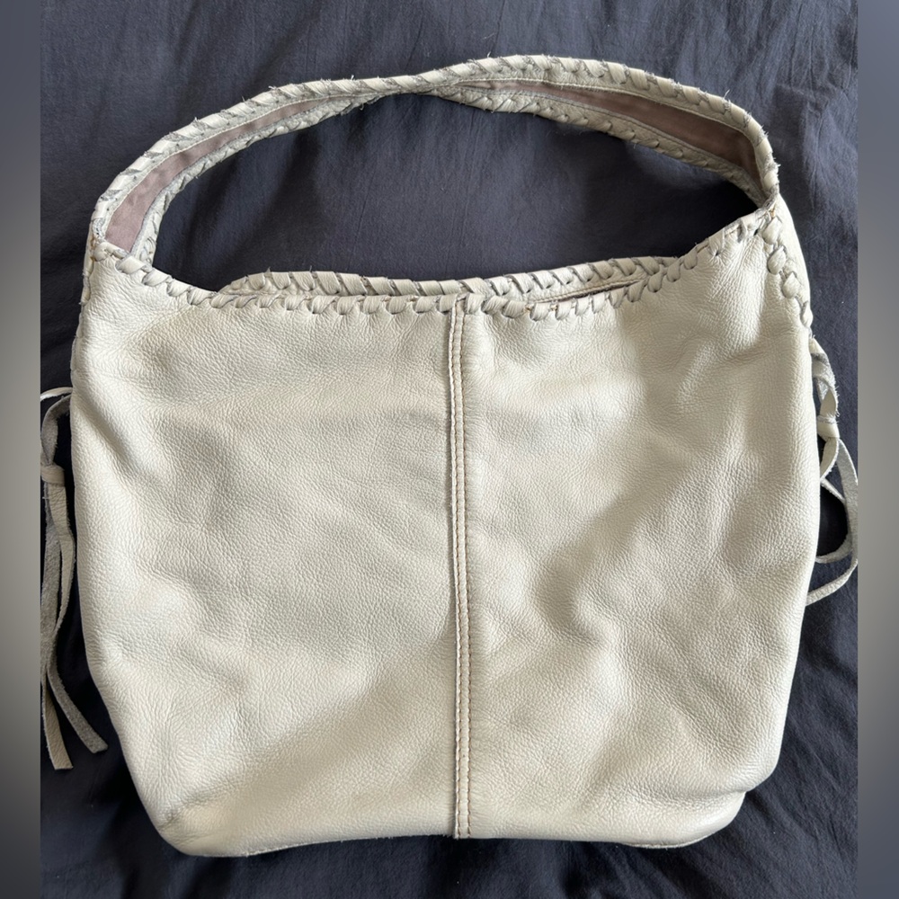 Lucky Brand Leather Hobo Tote Bag